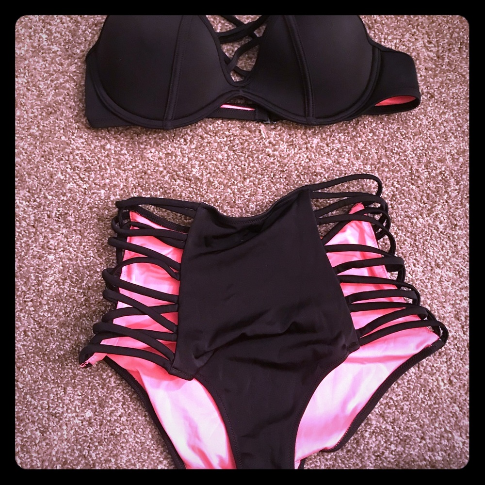 PINK bathing suit  2 piece